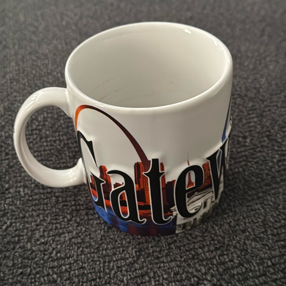 Saint Louis Gateway Arch Embossed Americaware Coffee Mug Cup
